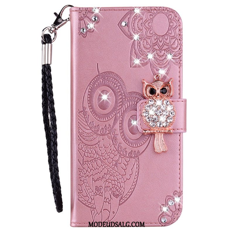 Flip Cover Til Xiaomi Redmi Note 13 4g Ugle Charm