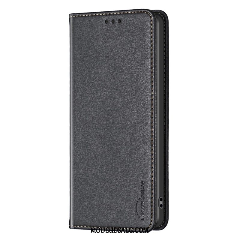 Flip Cover Til Xiaomi Redmi Note 13 Pro 4g Klassisk Binfen Farve