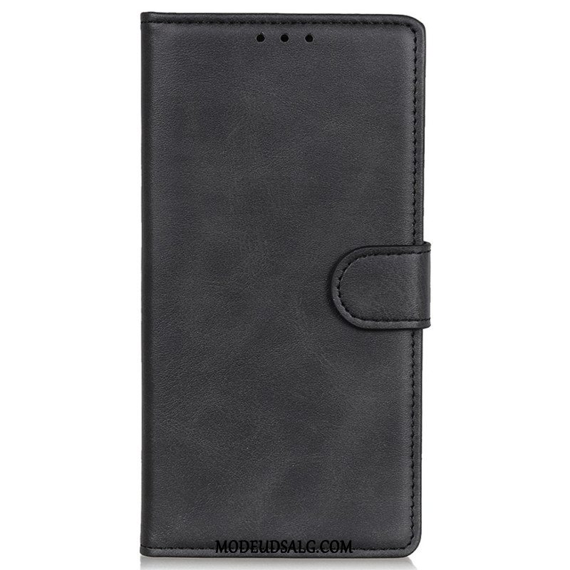 Flip Cover Til Xiaomi Redmi Note 13 Pro 4g Mat Kunstlæder