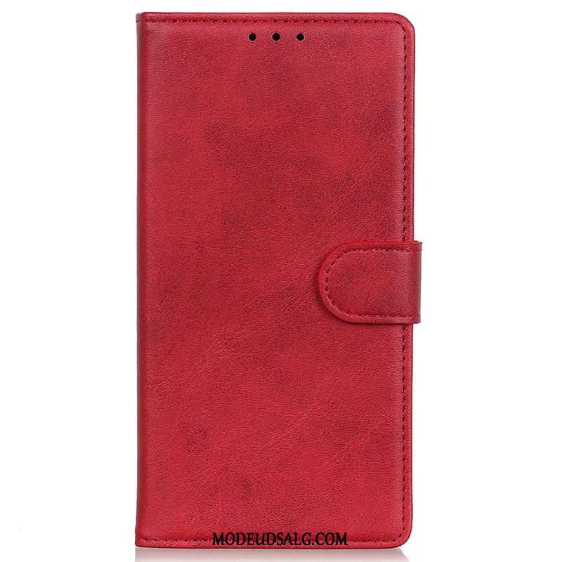 Flip Cover Til Xiaomi Redmi Note 13 Pro 4g Mat Kunstlæder