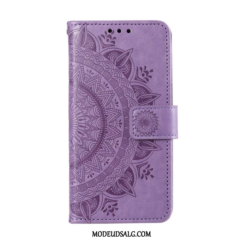 Flip Cover Til Xiaomi Redmi Note 13 Pro 5g Mandala Sol Med Rem