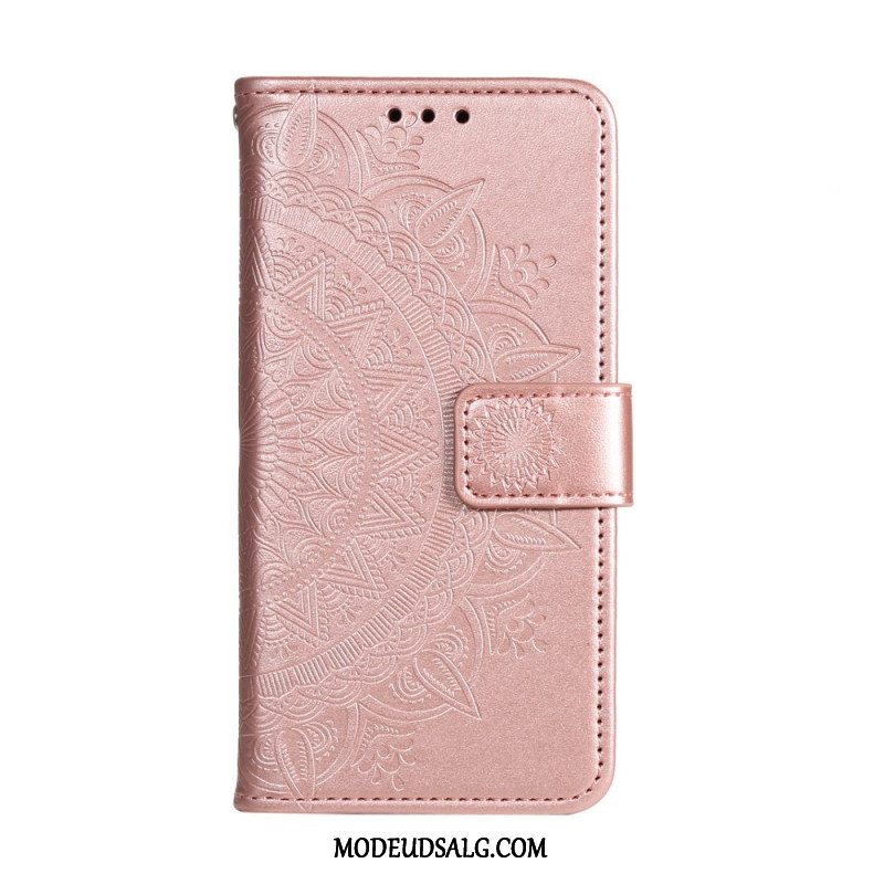 Flip Cover Til Xiaomi Redmi Note 13 Pro 5g Mandala Sol Med Rem