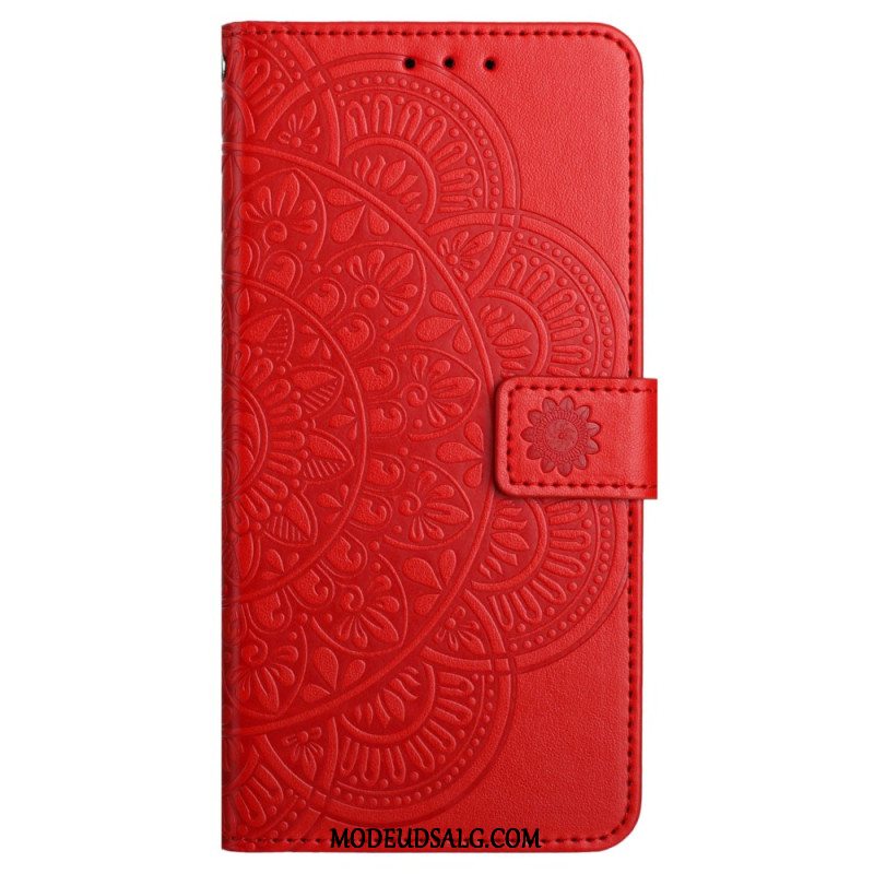 Flip Cover Til Xiaomi Redmi Note 13 Pro Plus 5g Mandala Print Med Rem