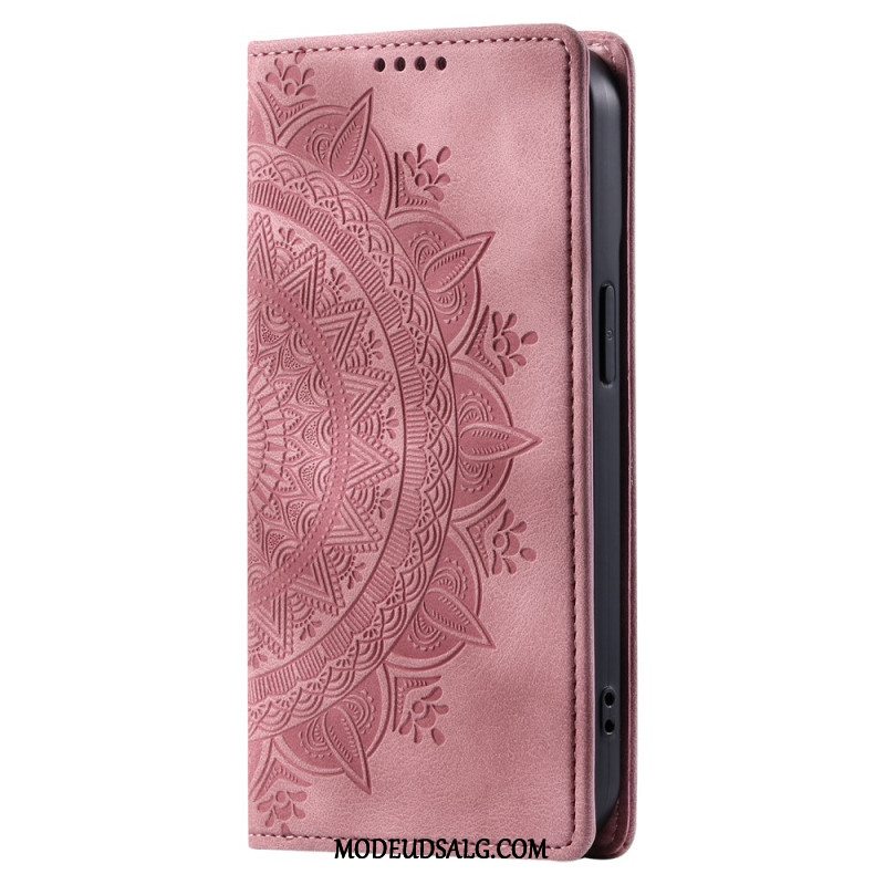 Flip Cover Til Xiaomi Redmi Note 13 Pro Plus 5g Mandala Ruskindseffekt