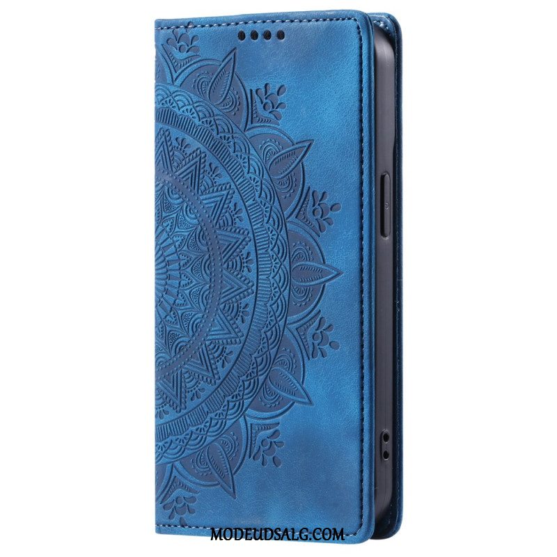 Flip Cover Til Xiaomi Redmi Note 13 Pro Plus 5g Mandala Ruskindseffekt