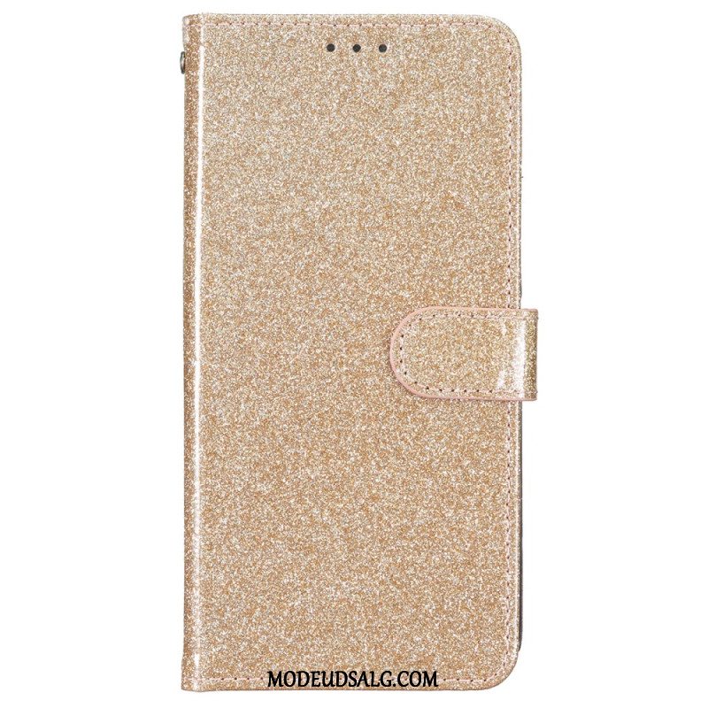 Flip Cover Til iPhone 16 Pro Max Glitter