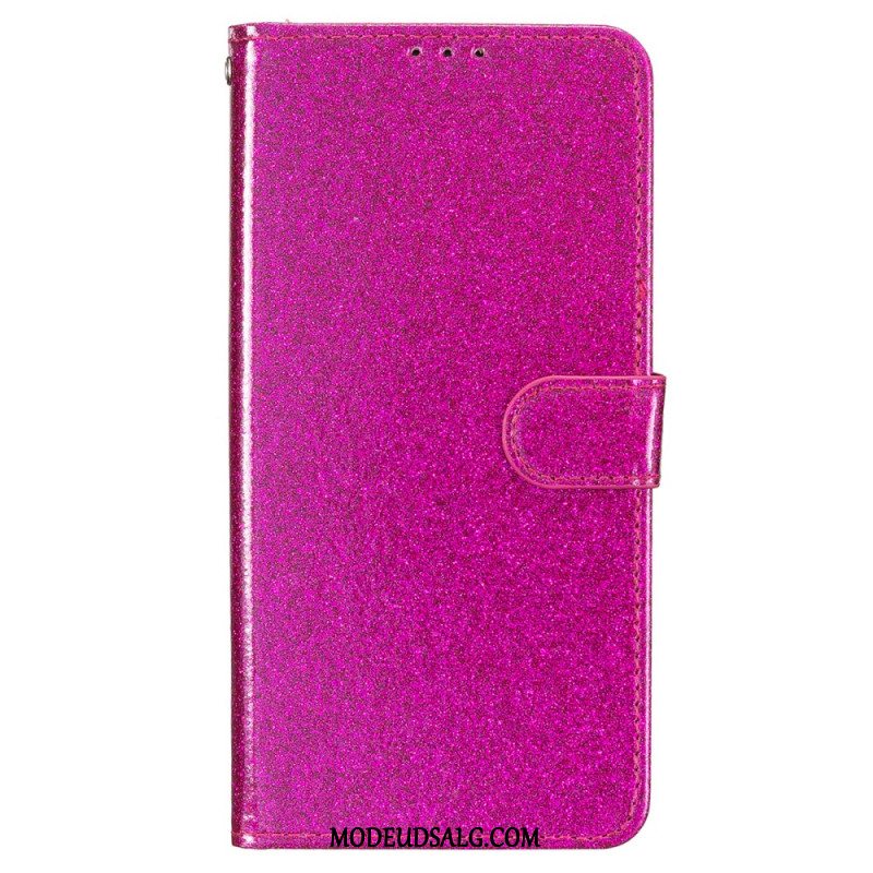 Flip Cover Til iPhone 16 Pro Max Glitter