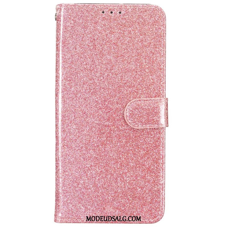 Flip Cover Til iPhone 16 Pro Max Glitter