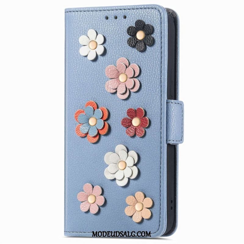 Flip Cover Xiaomi 12 Lite 3d Blomster