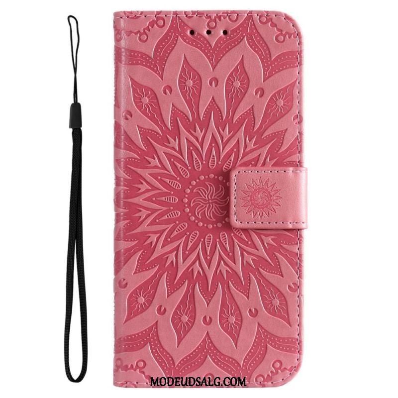 Flip Cover Xiaomi 12 Lite Mandala Sun Med Snor