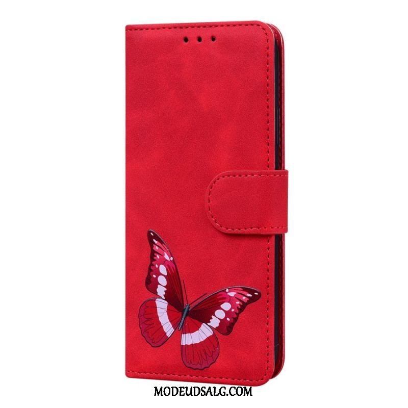 Flip Cover Xiaomi 12 Pro Skin-touch Butterfly