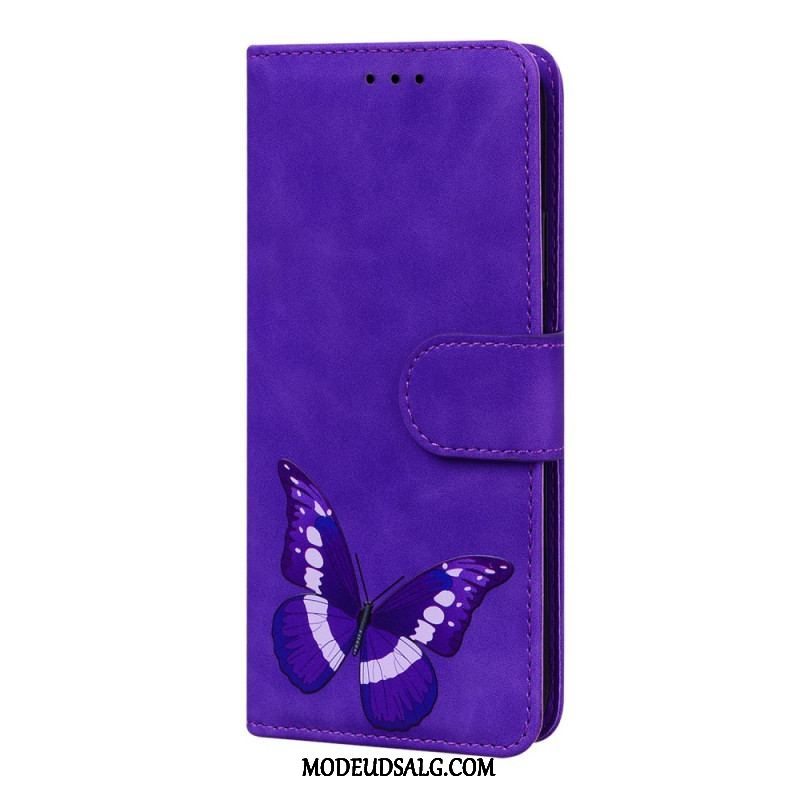 Flip Cover Xiaomi 12 Pro Skin-touch Butterfly