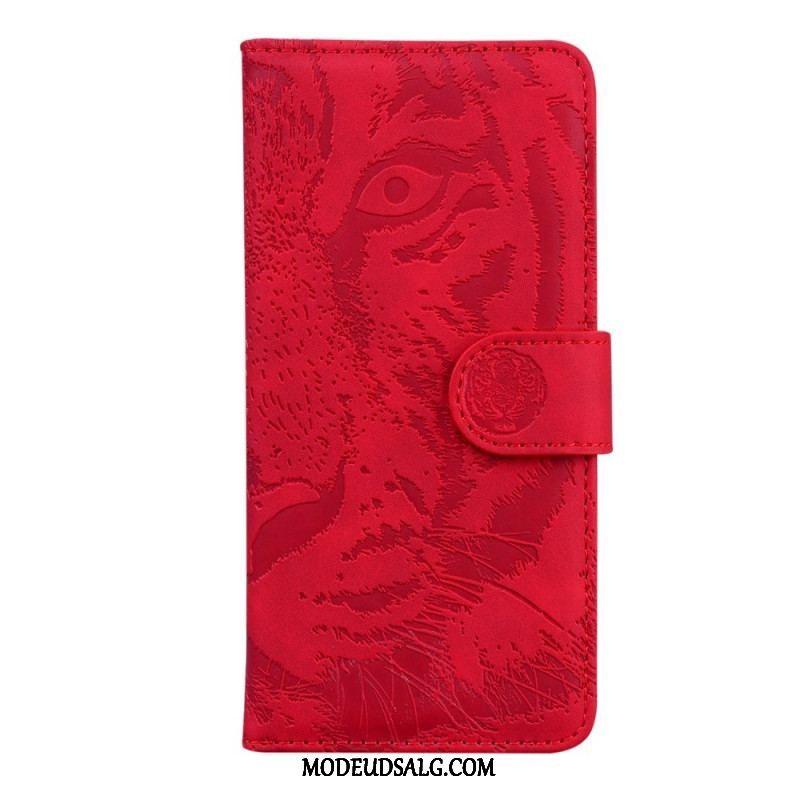 Flip Cover Xiaomi 12 Pro Tiger Fodaftryk