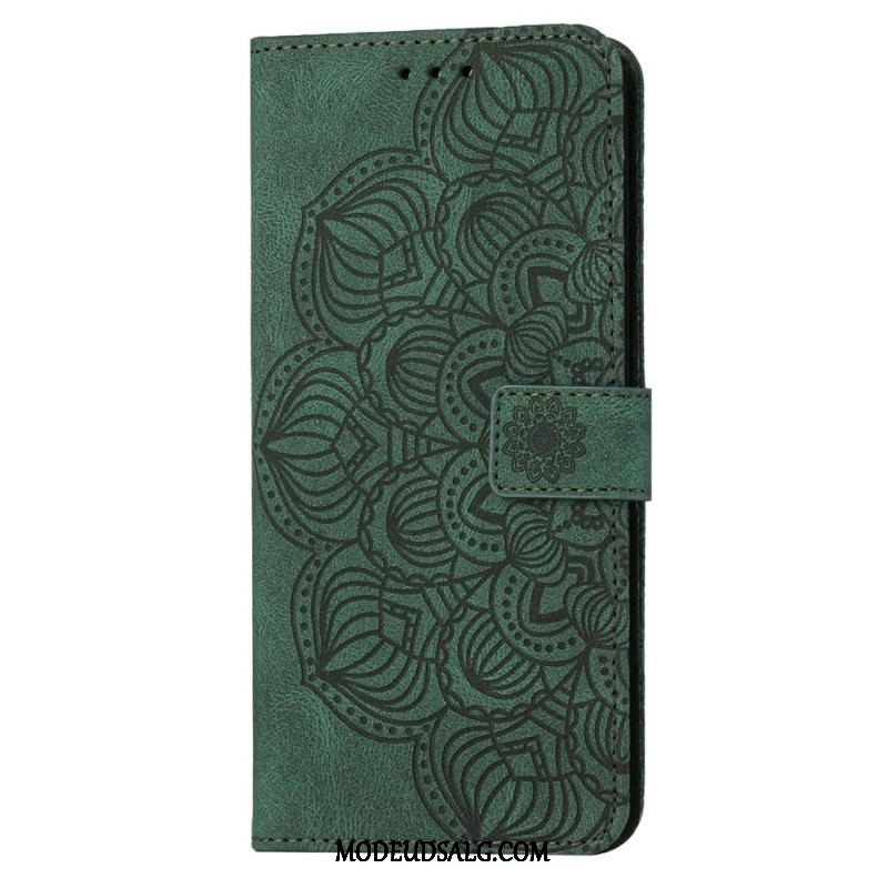 Flip Cover Xiaomi 12T / 12T Pro Med Snor Strappy Barok Mandala