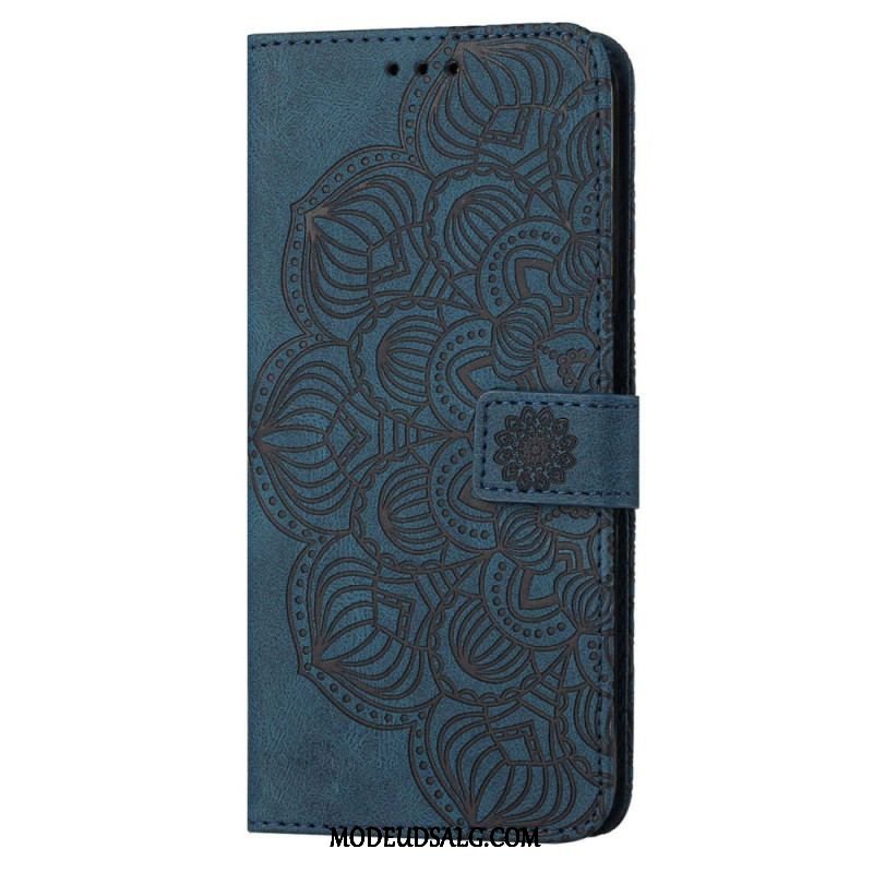 Flip Cover Xiaomi 12T / 12T Pro Med Snor Strappy Barok Mandala