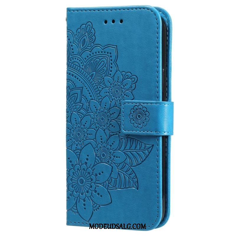 Flip Cover Xiaomi 12T / 12T Pro Med Snor Strappy Mandala