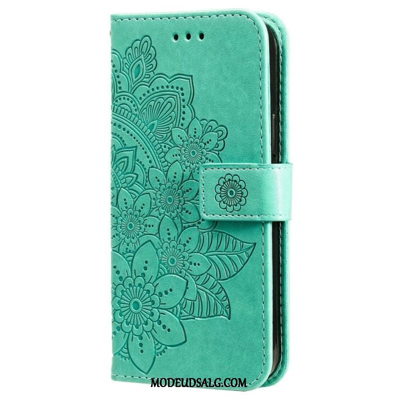 Flip Cover Xiaomi 12T / 12T Pro Med Snor Strappy Mandala