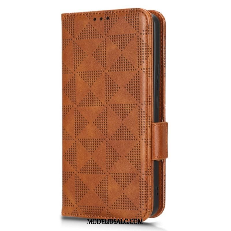 Flip Cover Xiaomi 12T / 12T Pro Retro Stil Trekanter