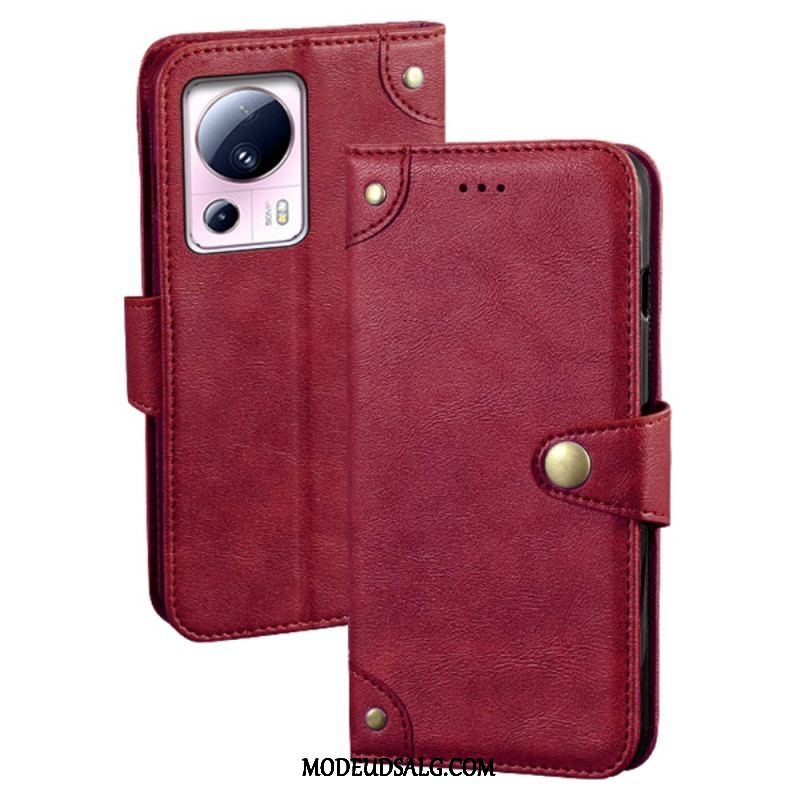 Flip Cover Xiaomi 13 Lite Vintage Idewei