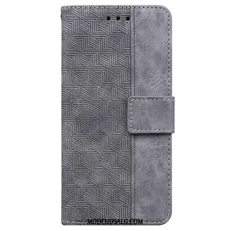 Flip Cover Xiaomi 13 Med Snor Strappy Mønster