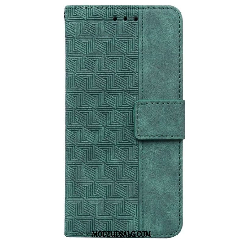 Flip Cover Xiaomi 13 Med Snor Strappy Mønster