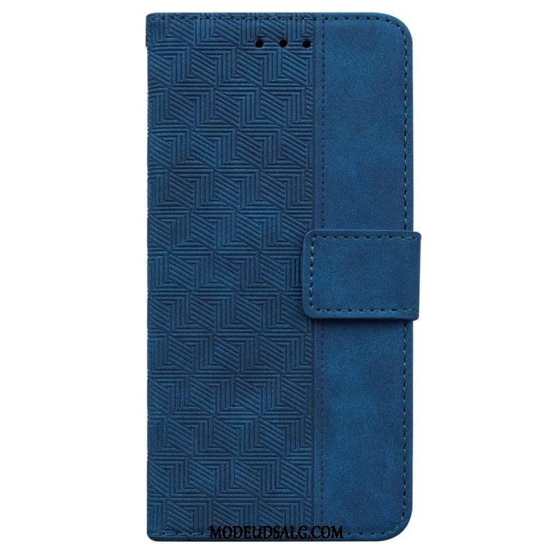 Flip Cover Xiaomi 13 Med Snor Strappy Mønster