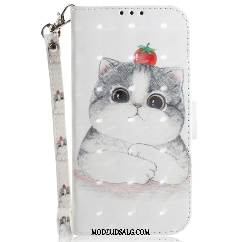 Flip Cover Xiaomi 13 Med Snor Thong Grafisk Kat