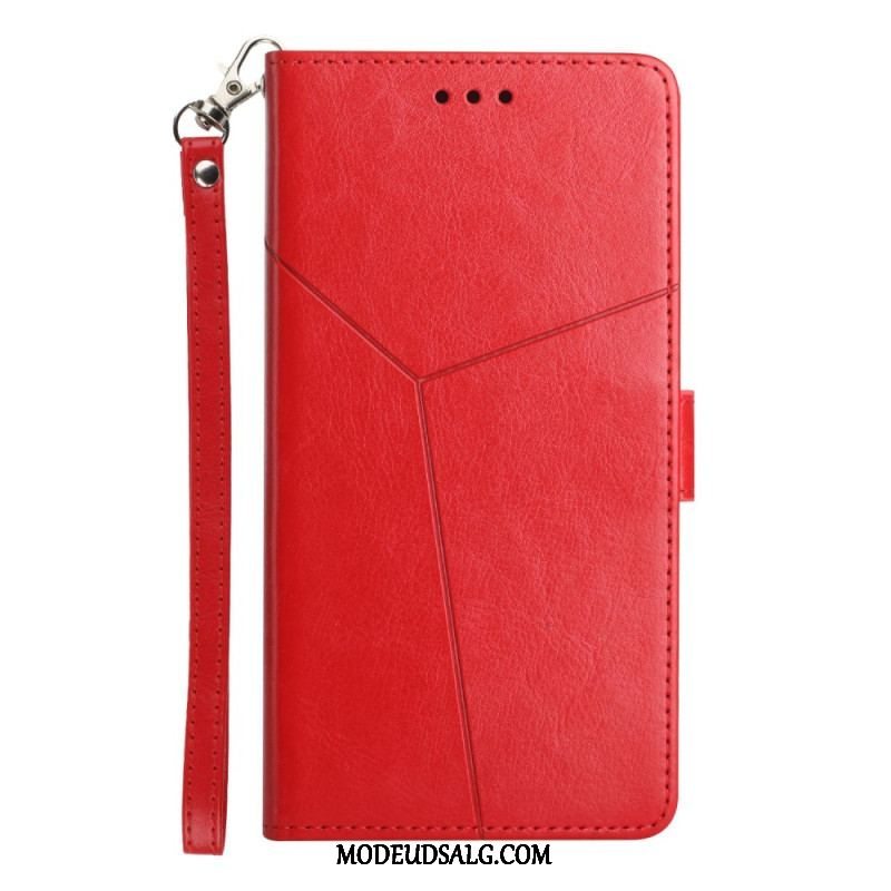 Flip Cover Xiaomi 13 Med Snor Y Strappy Design