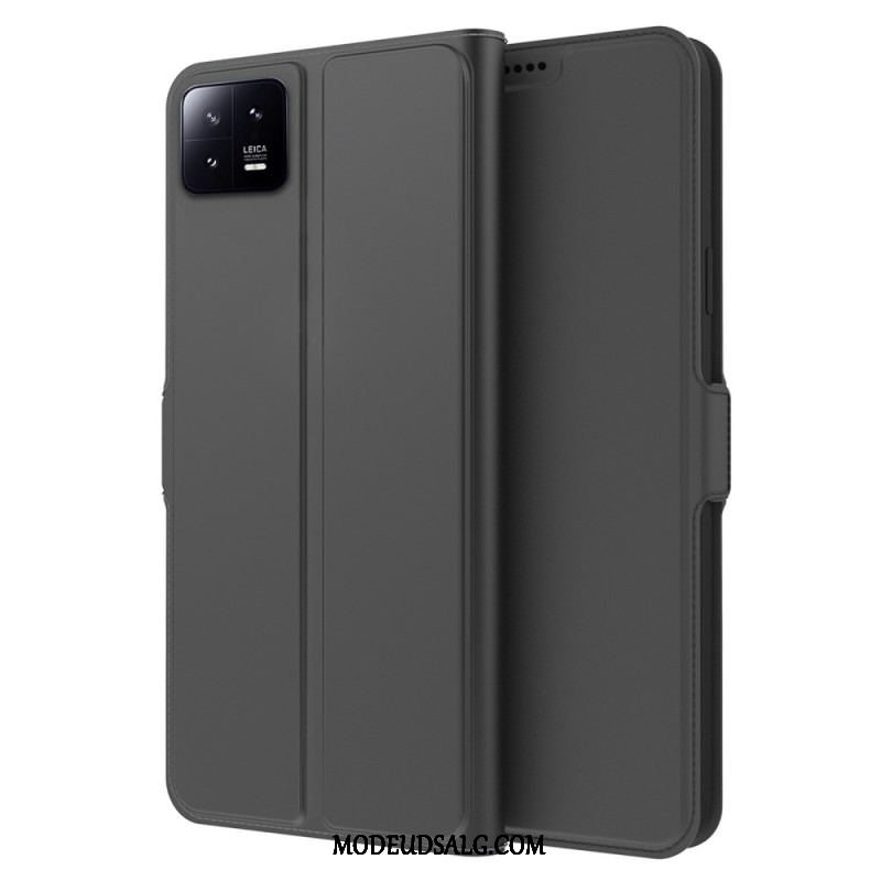 Flip Cover Xiaomi 13 Pro Slank Lædereffekt