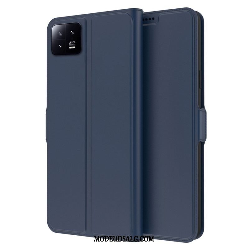 Flip Cover Xiaomi 13 Pro Slank Lædereffekt