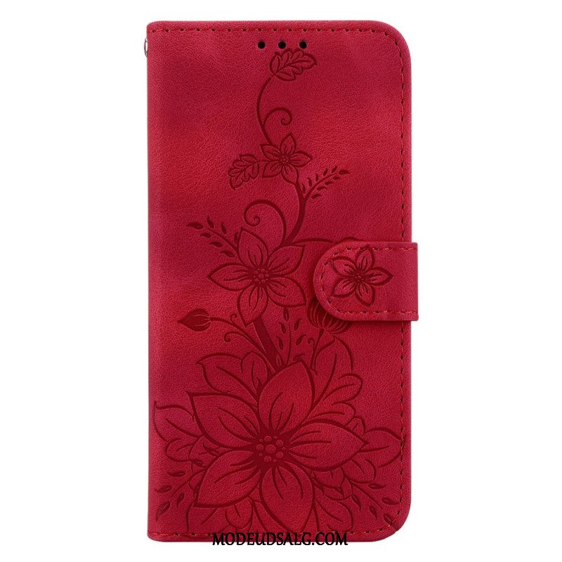 Flip Cover Xiaomi 14 Blomstermønster