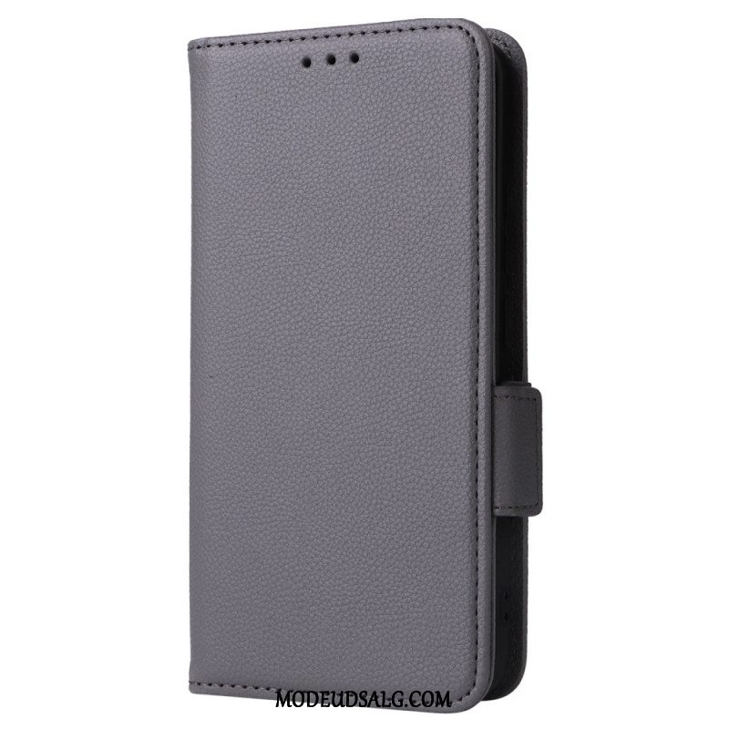 Flip Cover Xiaomi 14 Litchi Tekstur Og Rem