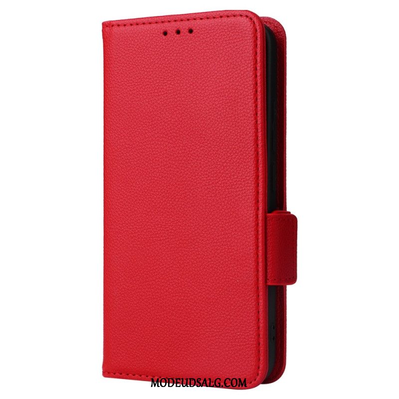 Flip Cover Xiaomi 14 Litchi Tekstur Og Rem