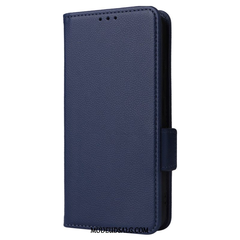 Flip Cover Xiaomi 14 Litchi Tekstur Og Rem