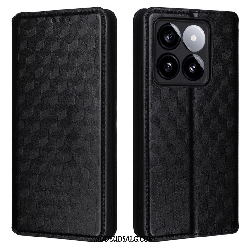 Flip Cover Xiaomi 14t 3d Kuber