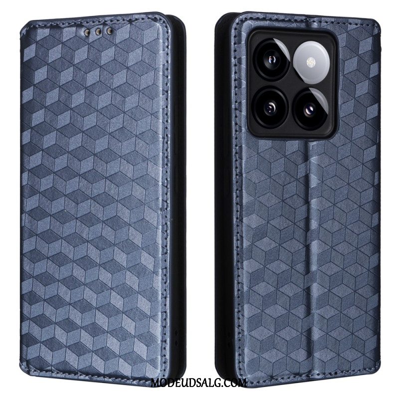 Flip Cover Xiaomi 14t 3d Kuber