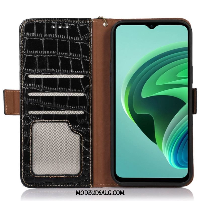 Flip Cover Xiaomi Redmi A1 Crocodile Style Rfid