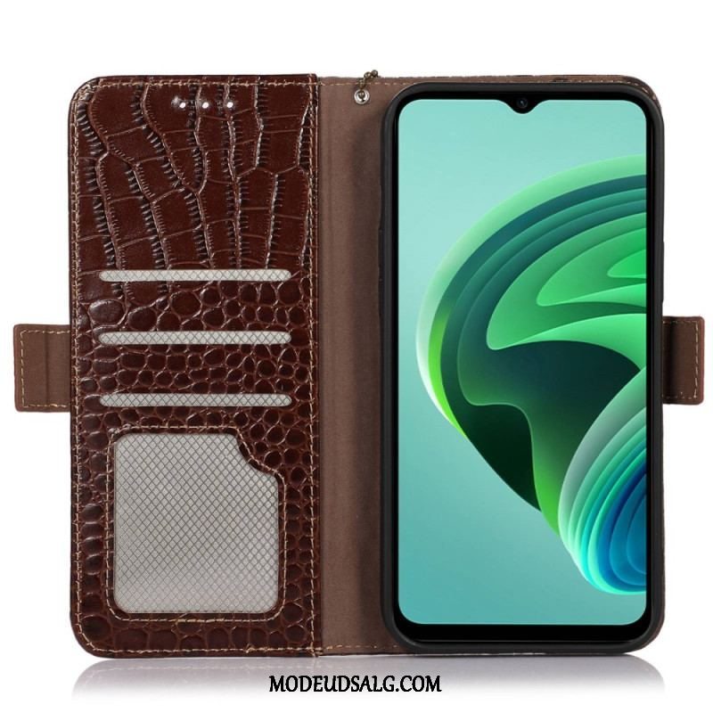 Flip Cover Xiaomi Redmi A1 Crocodile Style Rfid