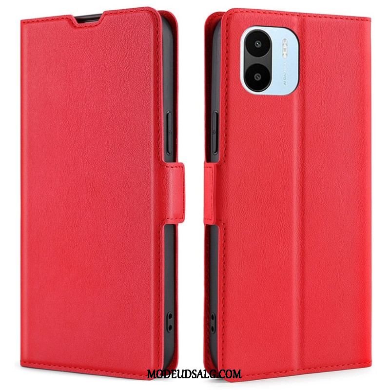 Flip Cover Xiaomi Redmi A1 Læder Cover Flap Dobbelt Design