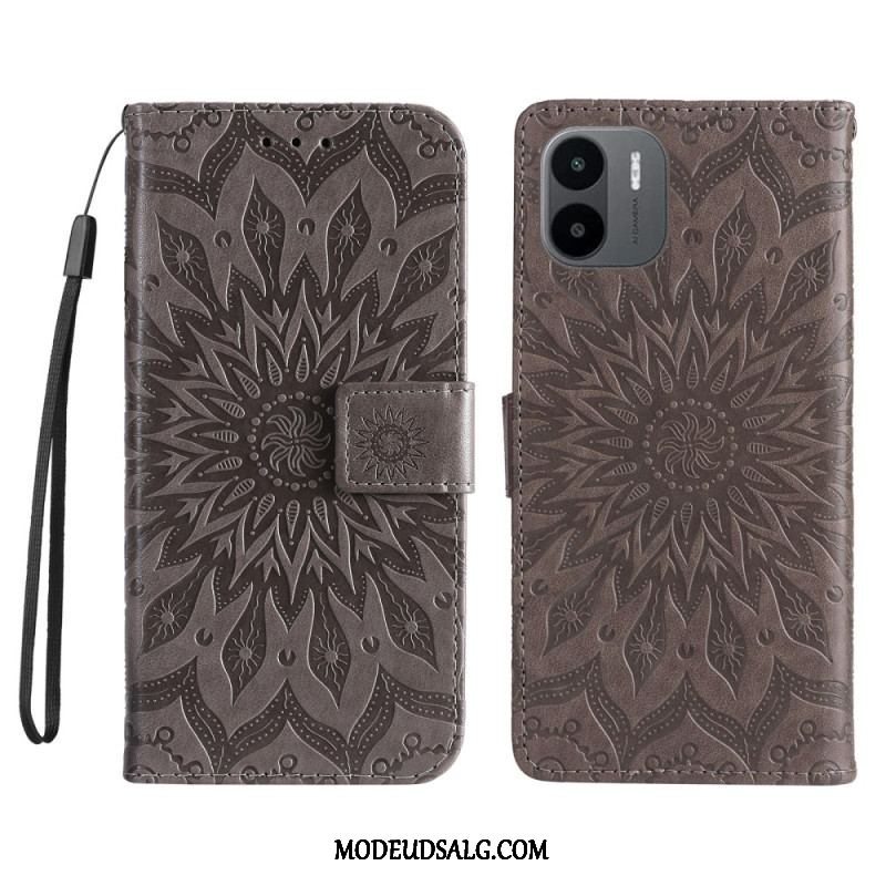 Flip Cover Xiaomi Redmi A1 Med Snor Thong Sun