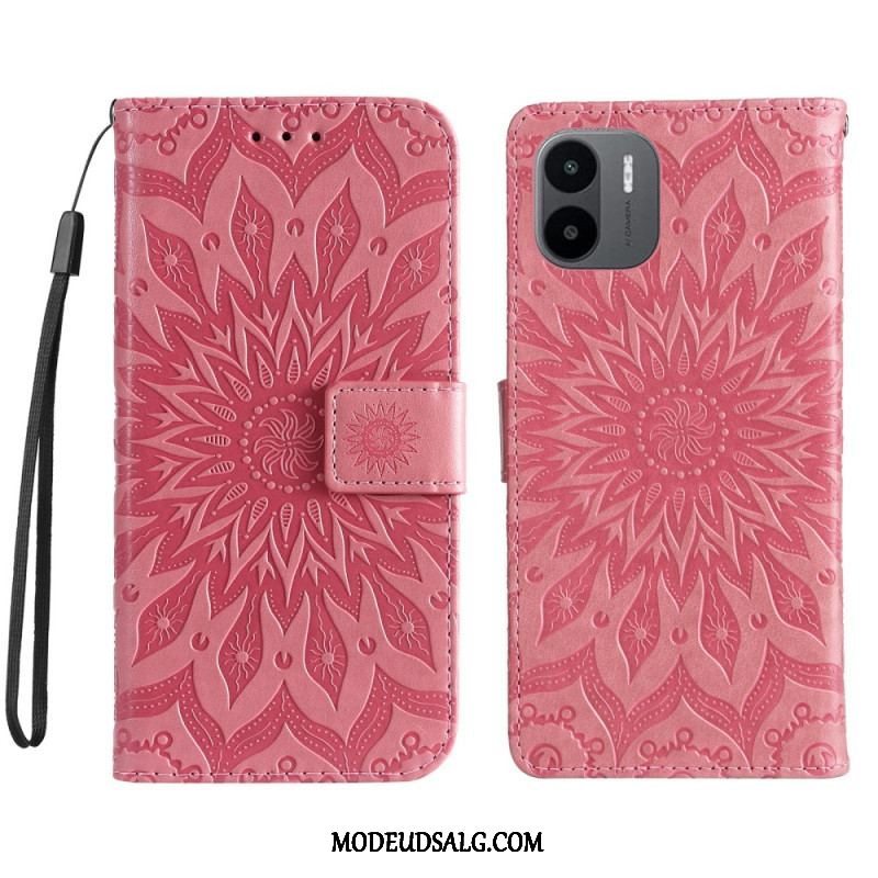 Flip Cover Xiaomi Redmi A1 Med Snor Thong Sun