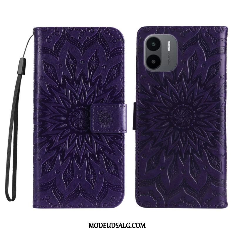 Flip Cover Xiaomi Redmi A1 Med Snor Thong Sun