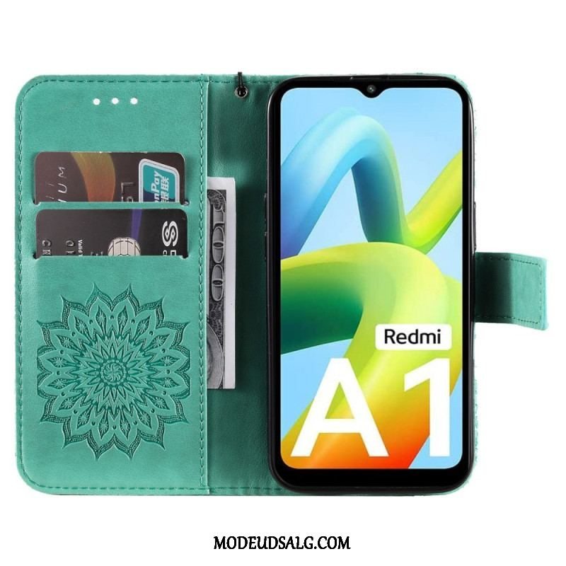 Flip Cover Xiaomi Redmi A1 Med Snor Thong Sun