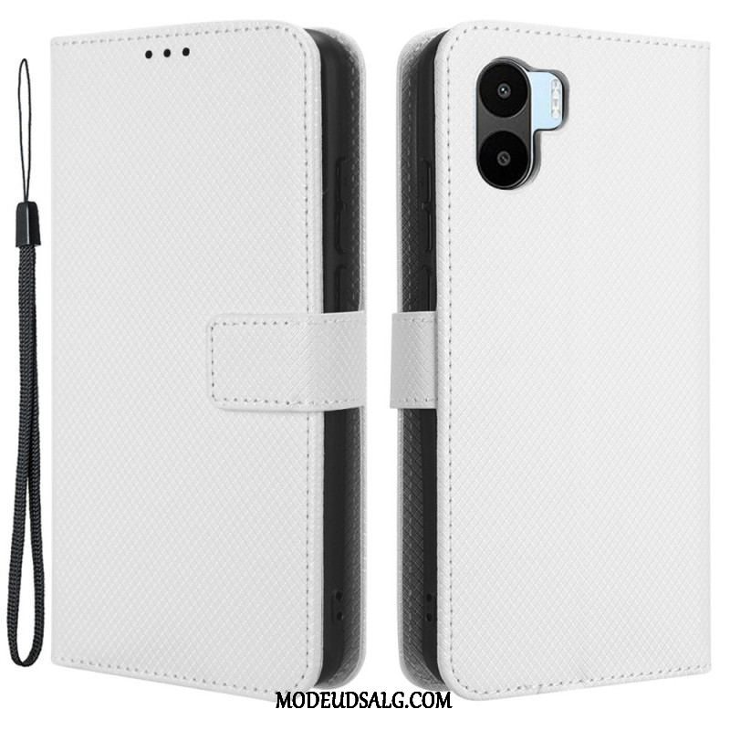 Flip Cover Xiaomi Redmi A1 Med Snor Valg Af Rem