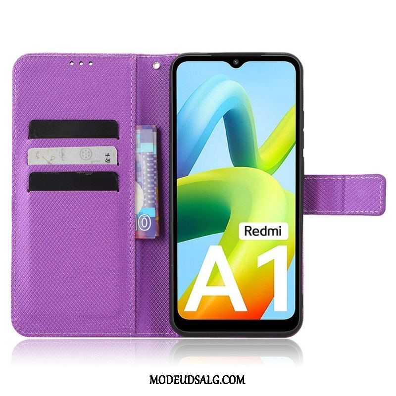 Flip Cover Xiaomi Redmi A1 Med Snor Valg Af Rem