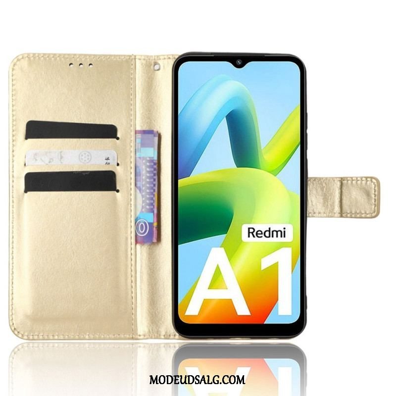 Flip Cover Xiaomi Redmi A1 Prangende Kunstlæder