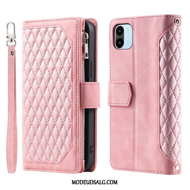 Flip Cover Xiaomi Redmi A1 Quiltet Stil