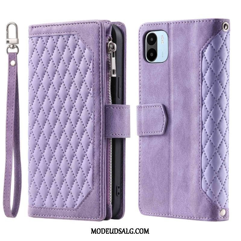 Flip Cover Xiaomi Redmi A1 Quiltet Stil