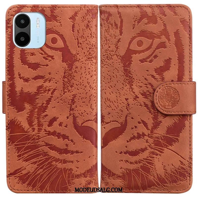 Flip Cover Xiaomi Redmi A1 Tiger Fodaftryk