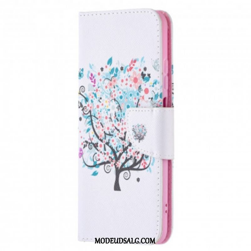 Flip Cover Xiaomi Redmi Note 10 / 10S Blomstret Træ